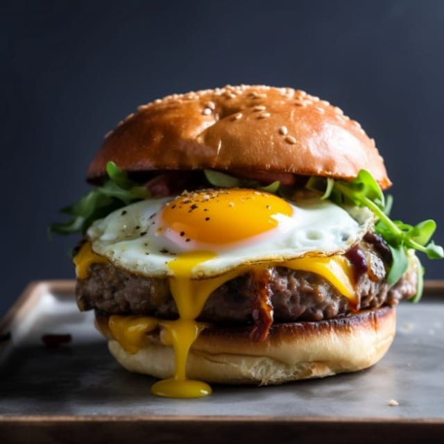 Breakfast Burger.