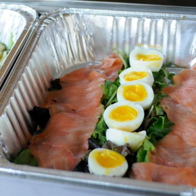 Catering-Smoked Salmon Benedict.